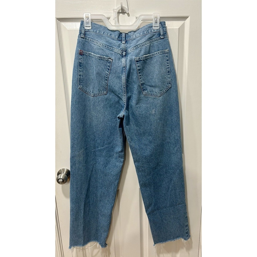 BDG High Rise Distressed Baggy Jeans Blue Light Washed 28 Women Urban Outfitters - Picture 2 of 6